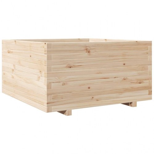 Plantekasse 90x90x49,5 cm massivt fyrretræ