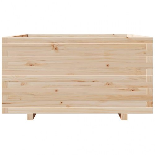 Plantekasse 90x90x49,5 cm massivt fyrretræ