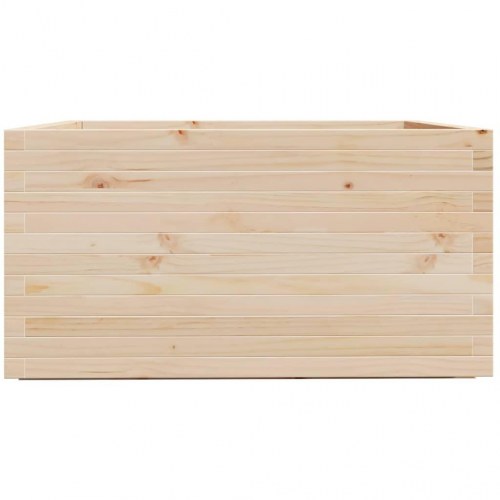 Plantekasse 90x90x49,5 cm massivt fyrretræ