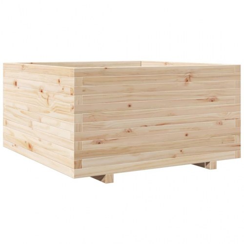 Plantekasse 90x90x49,5 cm massivt fyrretræ