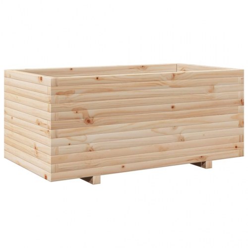 Plantekasse 110x60x49,5 cm massivt fyrretræ