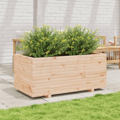 Plantekasse 110x60x49,5 cm massivt fyrretræ
