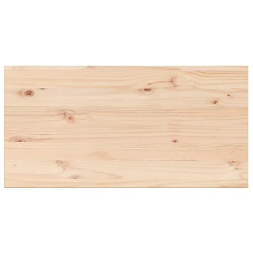 Bordplader 4 stk. 90x45x2,5 cm rektangulær massivt fyrretræ