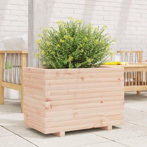 Plantekasse 70x40x49,5 cm massivt fyrretræ