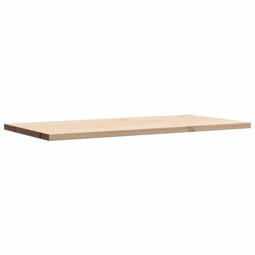 Bordplade 100x50x2,5 cm rektangulær massivt fyrretræ