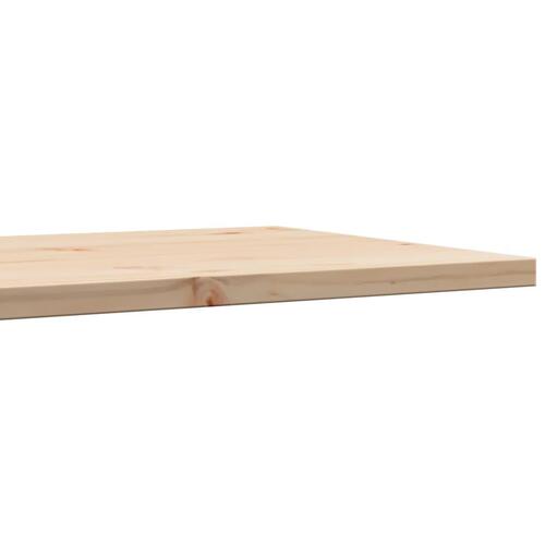 Bordplade 100x50x2,5 cm rektangulær massivt fyrretræ