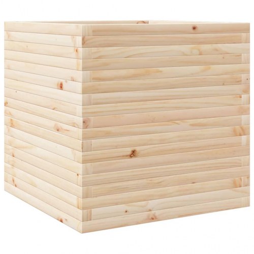 Plantekasse 70x70x68,5 cm massivt fyrretræ