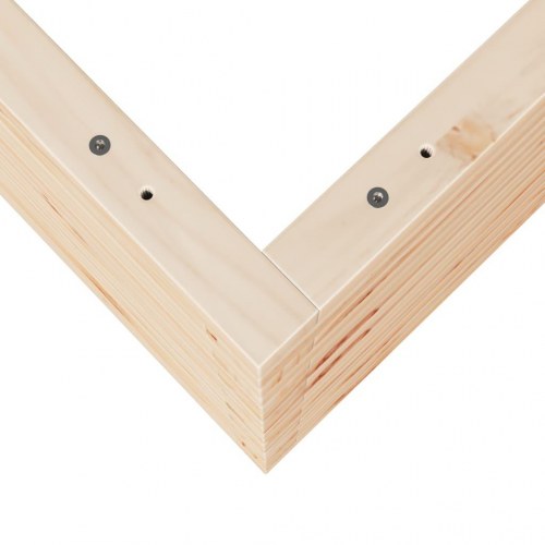 Plantekasse 70x70x68,5 cm massivt fyrretræ
