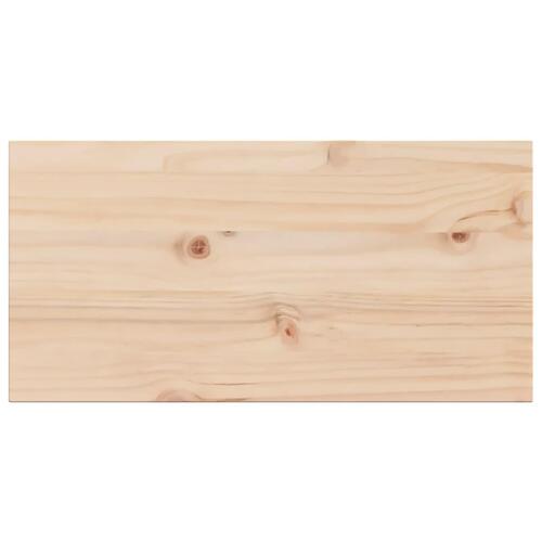 Bordplader 2 stk. 60x30x1,7 cm rektangulær massivt fyrretræ