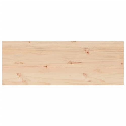 Bordplade 110x40x1,7 cm rektangulær massivt fyrretræ