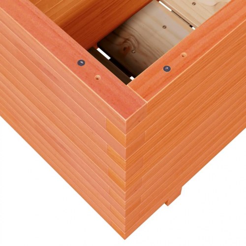 Plantekasse 70x40x49,5 cm massivt fyrretræ gyldenbrun