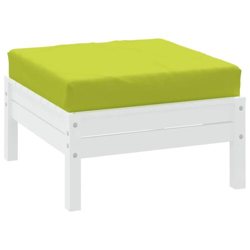 Pallehynde 60x60x8 cm oxfordstof lysegrøn