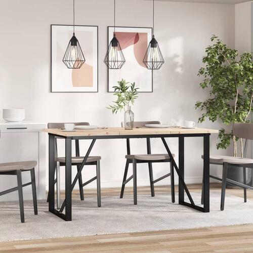 Bordplader 3 stk. 80x47x2,5 cm rektangulær massivt fyrretræ
