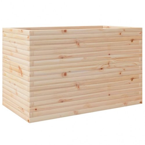 Plantekasse 110x60x68,5 cm massivt fyrretræ
