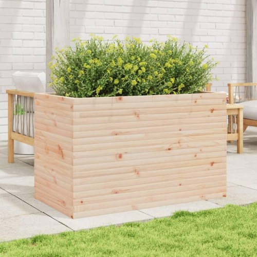Plantekasse 110x60x68,5 cm massivt fyrretræ