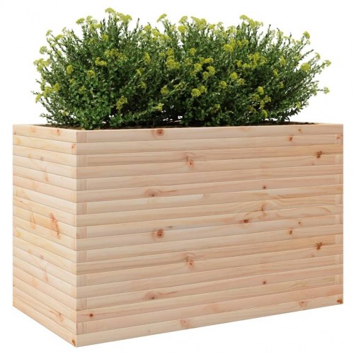 Plantekasse 110x60x68,5 cm massivt fyrretræ