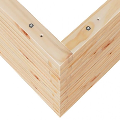 Plantekasse 110x60x68,5 cm massivt fyrretræ