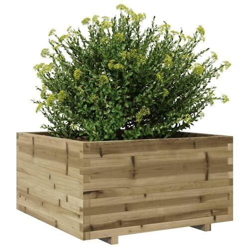 Plantekasse 90x90x49,5 cm imprægneret fyrretræ