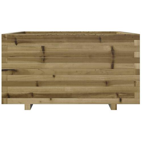 Plantekasse 90x90x49,5 cm imprægneret fyrretræ