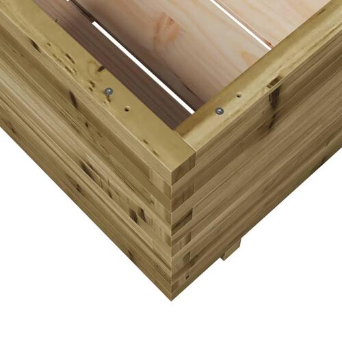 Plantekasse 90x90x49,5 cm imprægneret fyrretræ