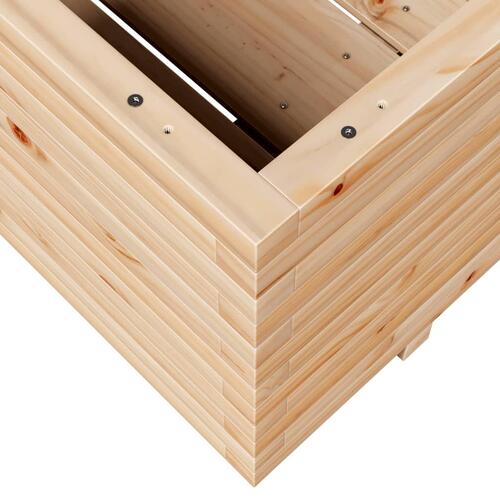 Plantekasse 110x110x49,5 cm massivt fyrretræ