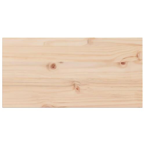 Bordplader 2 stk. 70x35x2,5 cm rektangulær massivt fyrretræ