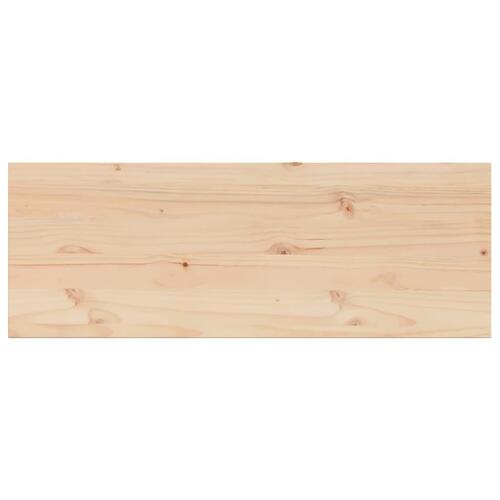 Bordplade 110x40x2,5 cm rektangulær massivt fyrretræ