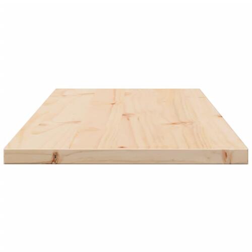 Bordplade 110x40x2,5 cm rektangulær massivt fyrretræ
