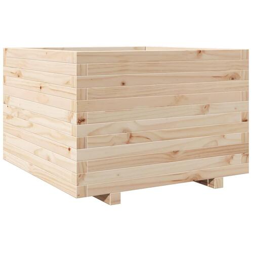 Plantekasse 70x70x49,5 cm massivt fyrretræ