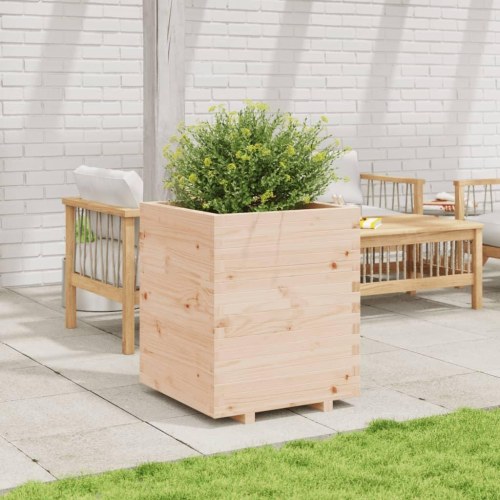 Plantekasse 60x60x72,5 cm massivt fyrretræ