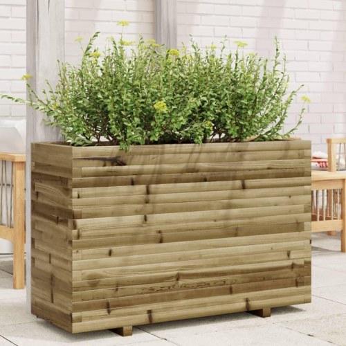 Plantekasse 110x40x72 cm imprægneret fyrretræ