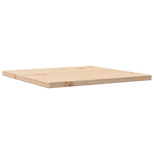Bordplade 40x40x1,7 cm firkantet massivt fyrretræ