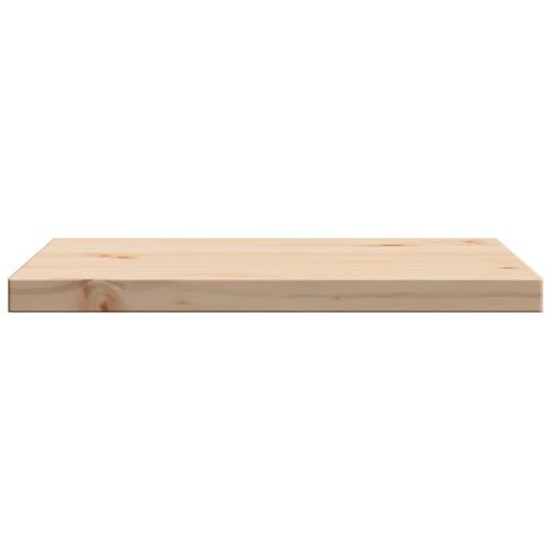 Bordplade 40x40x2,5 cm firkantet massivt fyrretræ