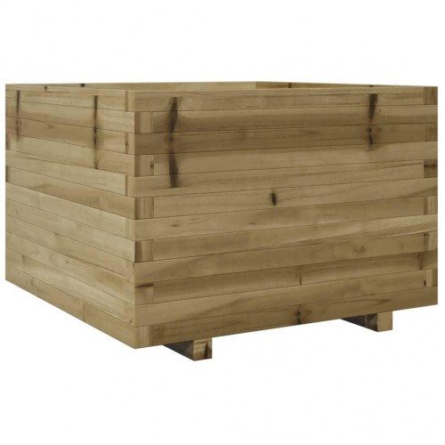 Plantekasse 70x70x49,5 cm imprægneret fyrretræ