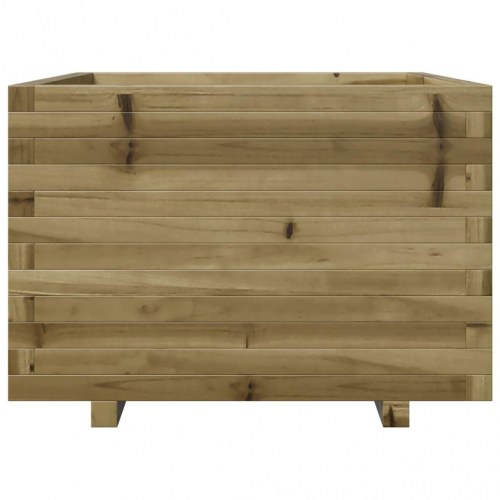 Plantekasse 70x70x49,5 cm imprægneret fyrretræ