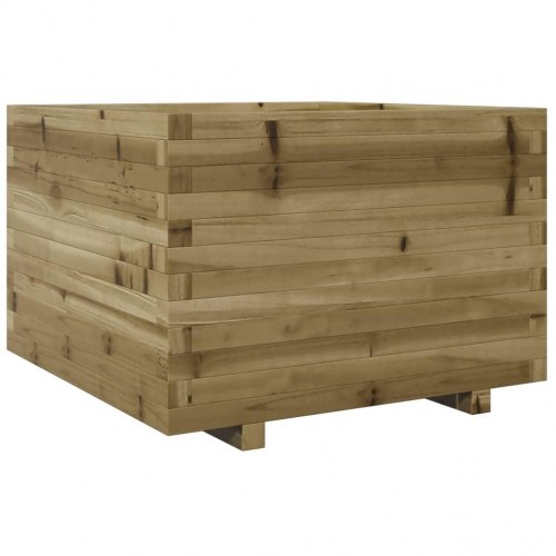 Plantekasse 70x70x49,5 cm imprægneret fyrretræ