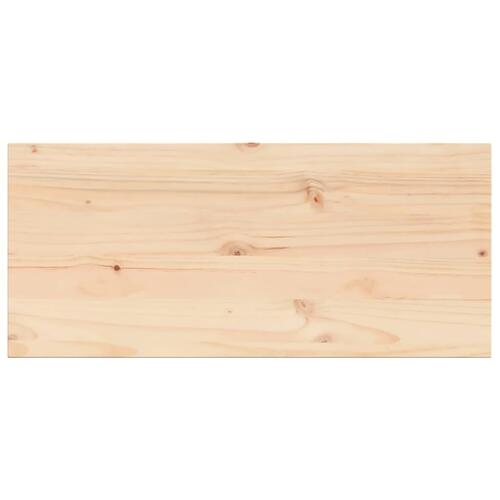 Bordplade 100x50x1,7 cm rektangulær massivt fyrretræ