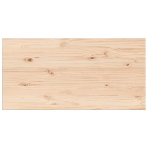 Bordplader 4 stk. 100x50x1,7 cm rektangulær massivt fyrretræ