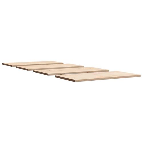 Bordplader 4 stk. 100x50x2,5 cm rektangulær massivt fyrretræ