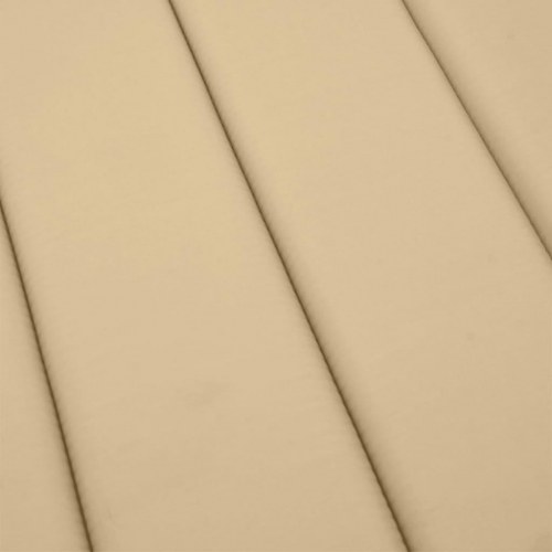 Hynde til liggestol 200x50x4 cm stof meleret beige