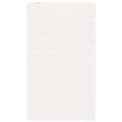 Plantekasse 90x40x72,5 cm massivt fyrretræ hvid