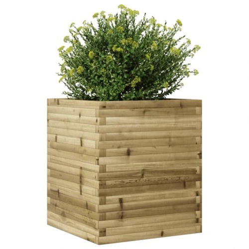 Plantekasse 60x60x68,5 cm imprægneret fyrretræ