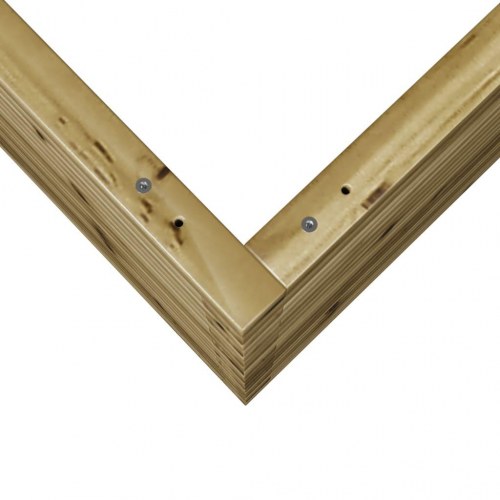 Plantekasse 60x60x68,5 cm imprægneret fyrretræ