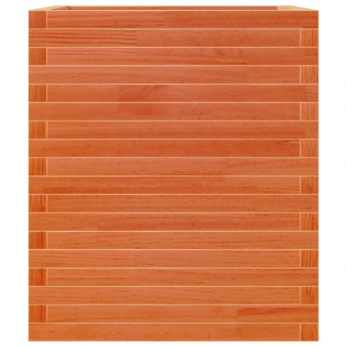 Plantekasse i massivt fyrretræ 60 x 60 x 68,5 cm - gyldenbrun