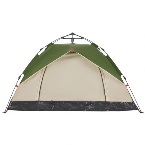 2-personers campingtelt kuppel quick-release grøn