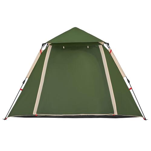 4-personers campingtelt quick-release grøn