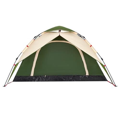 4-personers campingtelt quick-release grøn