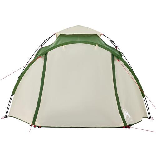 3-personers campingtelt kuppel quick-release grøn