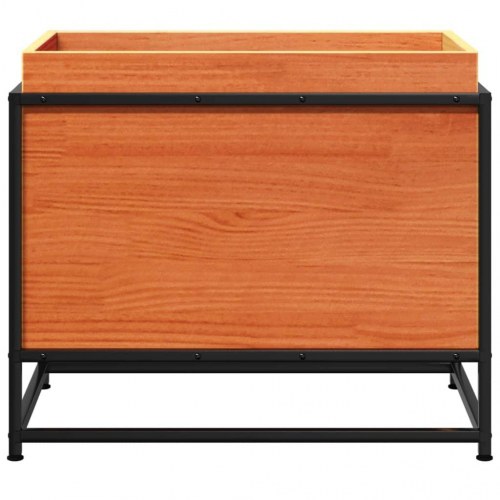 Plantekasse 60 x 40 x 50 cm i massivt fyrretræ - gyldenbrun