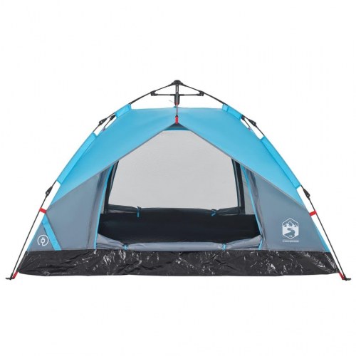 Campingtelt til 2 personer kuppel med quick-release - blå